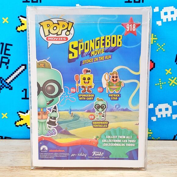 Funko PoP Movies Squidward Tentacles #918 The Spongebob Movie Vinyl + Protector - Picture 4 of 10